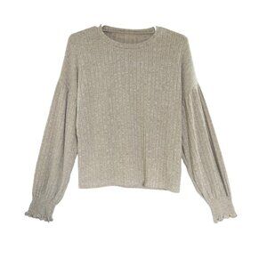 Cupshe, Live Life, polyester and viscose sweater, for women, Color Beige, Size X